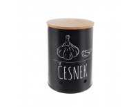 Dóza pr. 11 cm Česnek BLACK