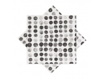 Servírovací ubrousky puntíky 33x33 cm