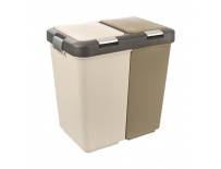 Odpadkový koš na tříděný odpad Dust 2x10 l