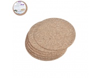 Prostírání korek 6 ks pr. 9,5 cm