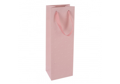 Orion Dárková taška vytlačovaná srdíčka 12x9x36 cm