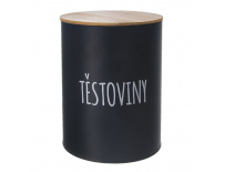 Dóza Těstoviny BLACK pr. 13 cm