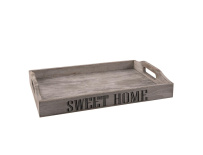Tác dřevo s uchy 35x23 cm SWEET HOME