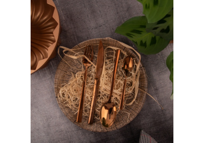 Jídelní příbory Copper 24 dílů