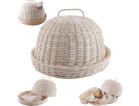 Chlebovka rattan kruh + utěrka