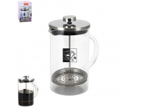 Konvice sklo/nerez kafetier BD 0,6 l