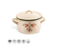 Hrnec smalt ROBA 16 cm poklice
