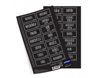 Orion Samolepky na dózy BLACK