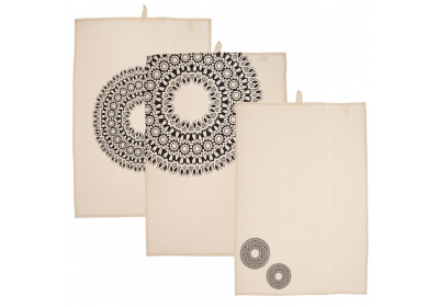 Kuchyňská utěrka MANDALA 3 ks