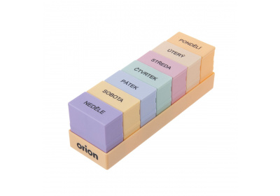 Orion Organizér na léky týdenní 4 sekce