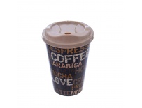 Pohár UH COFFEE víčko 0,45 l ASS