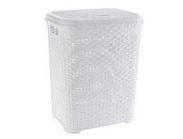 Koš prád. víko UH RATAN WHITE