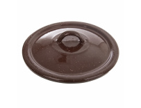 Smaltovaná poklice BROWN pr. 16 cm