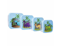 Svačinový box dinosaurus 4 ks