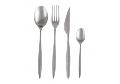 Orion Jídelní příbory Matt silver 24 dílů