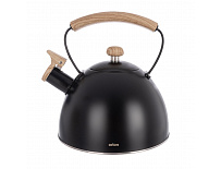 Orion Čajník s píšťalou BLACK 2,5 l