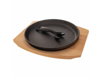 Pánev LITINA s prkénkem pr. 22 cm