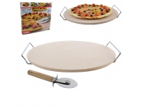 Kámen na pečení s kráječem pr. 33 cm