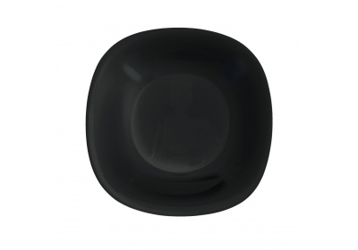 Orion Hluboký talíř LUNA black 21,5x21,5 cm