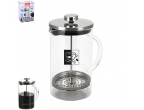 Konvice sklo/nerez kafetier BD 0,8l