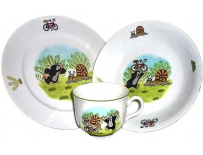 Dětská jídelní souprava, Krteček a hlemýžď